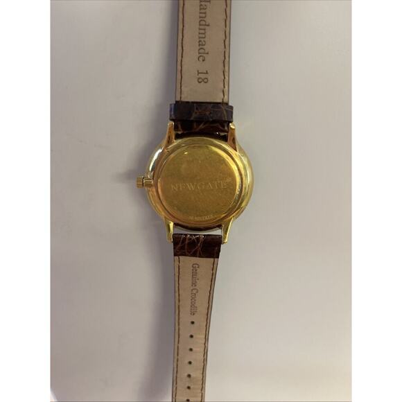 Newgate Watch W/ crocodile Band - Picture 7 of 9